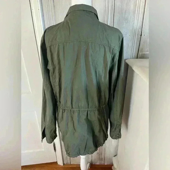 EXPRESS Army Green Jacket Grunge Indie Sleaze 90s L Gorpcore normcore tac… - Picture 7 of 9